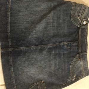 Noire Denim Mini Skirt size 2 very pretty.